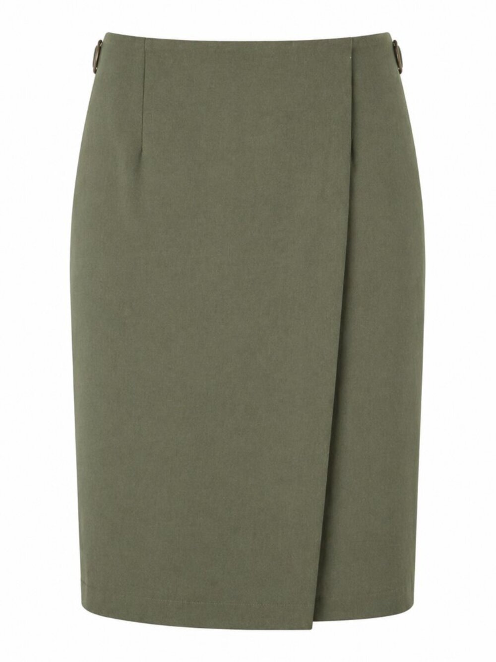 Jenn Women’s Green Turner Skirt Size Small NWT Olive Wrap Pencil Skirt